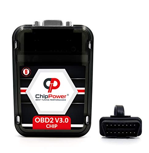 Chip de Potencia ChipPower OBD2 v3 con Plug&Drive para Q3 Mk1 I (8U) RS performance 2.5 270 kW 367 CV 2011-2018 Tuning Box Gasolina ChipBox