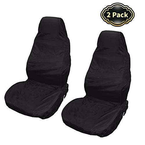 CICMOD 2 Pzs Cubierta de Asiento Coche Delanteros Funda de Asiento Individual Impermeable Universal