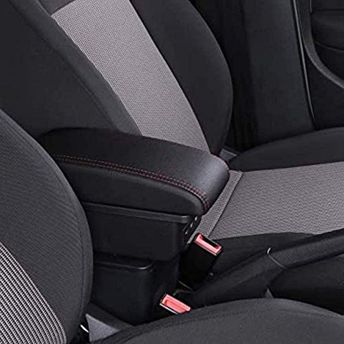 Consolas   centrales de Coche , reposabrazos, para Mitsubishi Mirage Attrage Space Star 2014 2015 2016 2017 2018-Redstitching