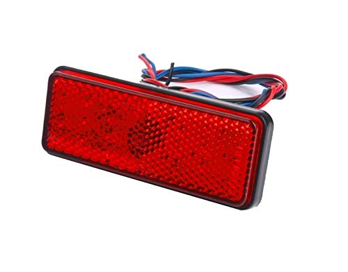 Derbi Senda Aprilia RS 50 - Luz antiniebla LED para motocicleta (12 V), color rojo