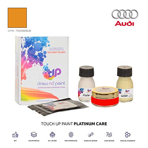 DrawndPaint for/Audi S7 Sportback/TUCANGELB - LY1H / Touch-UP Sistema DE Pintura Coincidencia EXACTA/Platinum Care