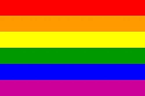 Durabol Bandera de Arico Iris -ARCOIRIS - GAY– RAINBOW 150 x 90 cm Satén Flag