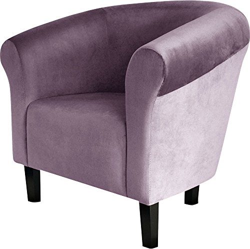 Fortisline - Sillón Crapaud Monaco Velvet de terciopelo para salón Bistro café W364_22