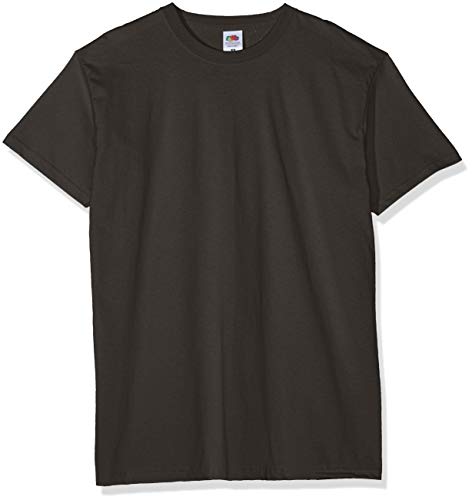 Fruit of the Loom Valueweight 5 Pack Camiseta, Gris (Light Graphite GL), XX-Large (Talla del Fabricante: 2 X-L) (Pack de 5) para Hombre