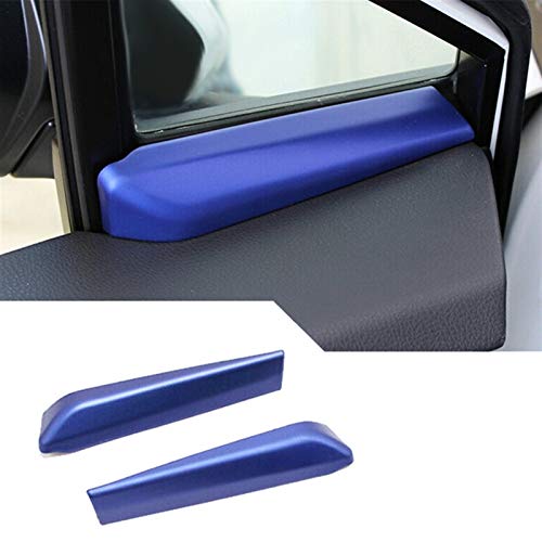 FSLLOVE FANGSHUILIN Coche Azul 2 unids A-Pilar Post Inner Puerta Cubierta de la Ventana Ajuste para Toyota C-HR CHR 2017-2020 (Color : Blue)