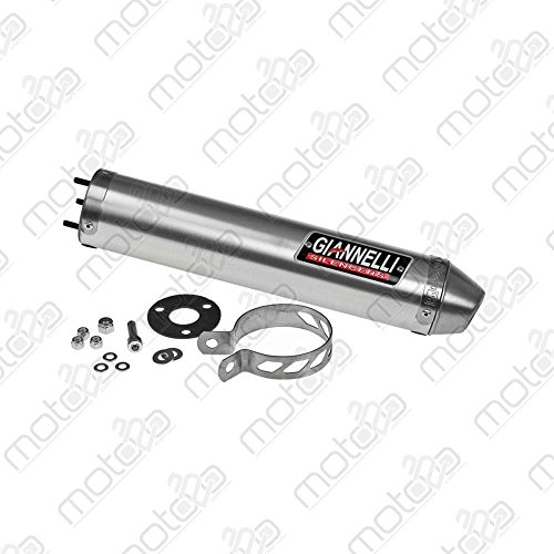 Giannelli Silencers für APRILIA Modell: RS 125 Street 2T Baujahr: 1994-2007 Ausführung: Aluminium Endschalldämpfer Variante: MPB1-SF-PY-RD Var.A/0 Ver.00 E-Gutachten