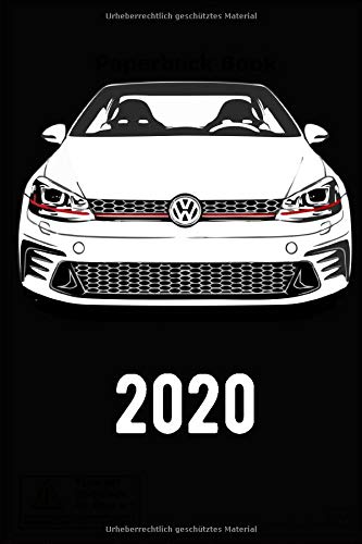 Golf 7 VII GTI Kalender 2020 Jahreskalender Terminplaner Familienplaner: Jahreskalender mit Golf VII 7 GTI als Motiv