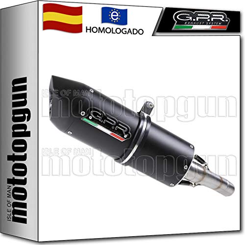 gpr escape homologado catalizado furore evo4 nero compatible con aprilia sx 125 e4 2018 18 2019 19