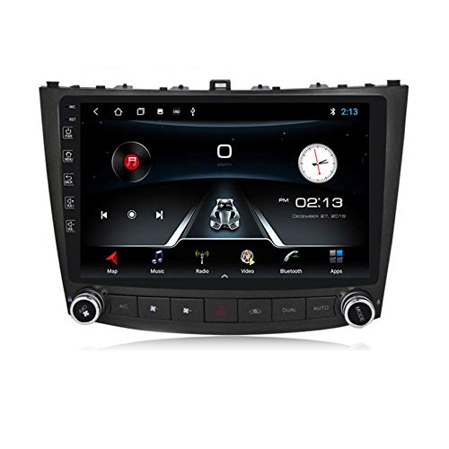 HARBERIDE Android Radio Estéreo Pantalla Coche 9 Inch Pantalla Táctil Capacitiva Navegación GPS para For Lexus IS 2005-2012 Cámara De Respaldo Estéreo De Coche Audio FM/Am/RDS SWC,4g,4G+64G