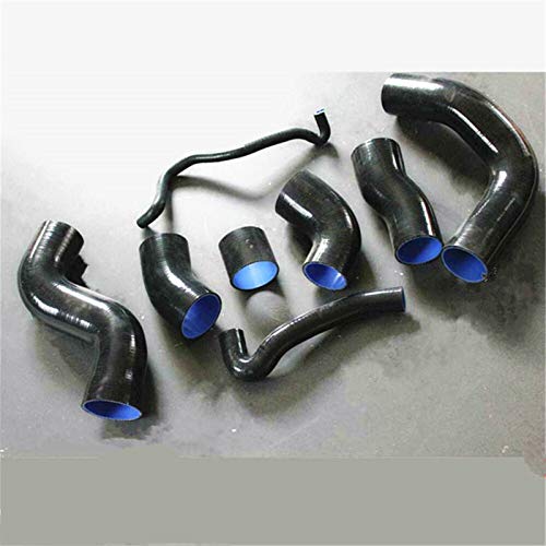 HUYANJUN, Tubo de Manguera de intercooler para A-UDI A3 S3 8L;8N / Seat Leon MK1; Cupra R / 225HP 1.8T Manguera de Silicona/Silicone Boost Turbo y InterCooler Tube de Manguera (Color : Negro)