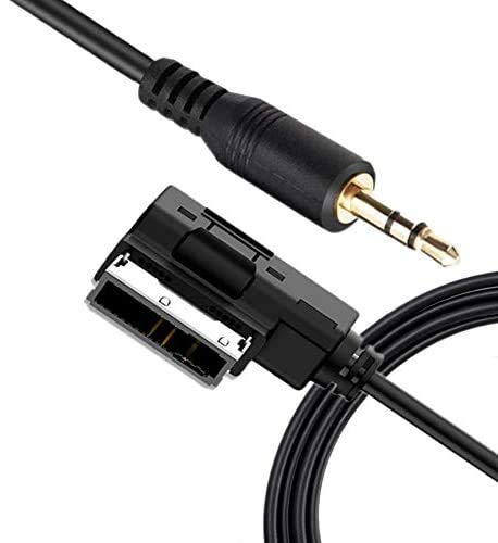 Interfaz de música Multimedia AMI MDI MMI AUX 3,5 mm Klinke AUX-IN MP3 Adaptador Kabel para Audi A4 A5 A8 A3 Q5 Q7 A6 R8 TT y Volkswagen GTI Jetta GLI Touareg Tiguan MK 6 Golf