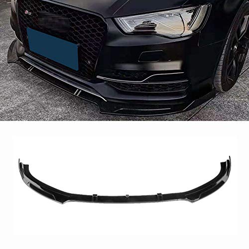 JOYSILIN Abs Parachoques Delantero Spoiler Protector Placa Kit de Cuerpo de Labios para Audi S3 A3(S-Line) 2014 2015