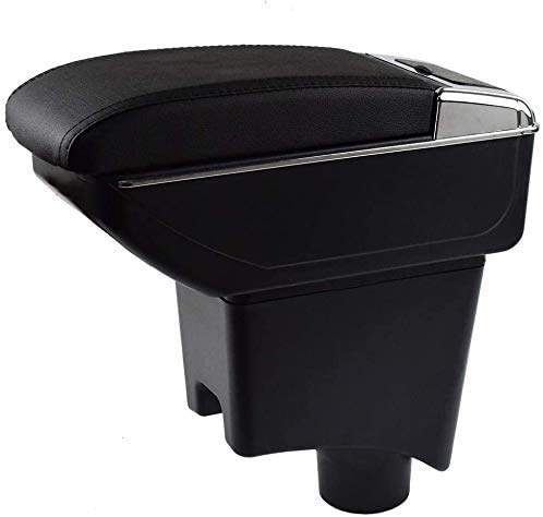 JYCX Reposabrazos De La Consola Central del Coche para Renault Dacia Sandero I 2007-2012 Caja De Almacenamiento del Reposabrazos Reposabrazos del Asiento del Coche Contenedor Organizador del Coch