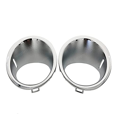 KHZQJK Cubierta del Anillo de Ajuste Cromado de la lámpara de luz antiniebla Delantera del Coche, Apta para BMW Mini Cooper R55 R56 R57