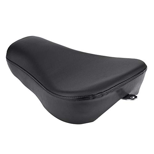 KIMISS Asiento de PU Cuero Negro modificado del motocicleta para Sportster Forty XL1200 883 72 48