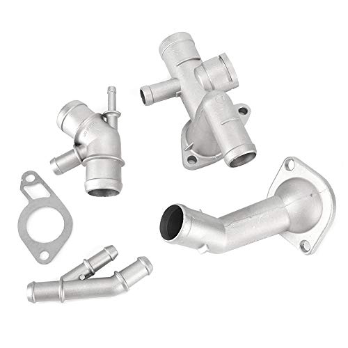 Kit de brida de refrigerante, 4 piezas/juego de aluminio Kit de brida de la manguera de refrigerante para Mk4 1.8T 2000-2005 06A121132A