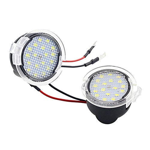 KKmoon 2 PCS 18 LED Luces Laterales para Espejo Retrovisor adcuado para Mondeo S-Max EDGE Explorer F-150