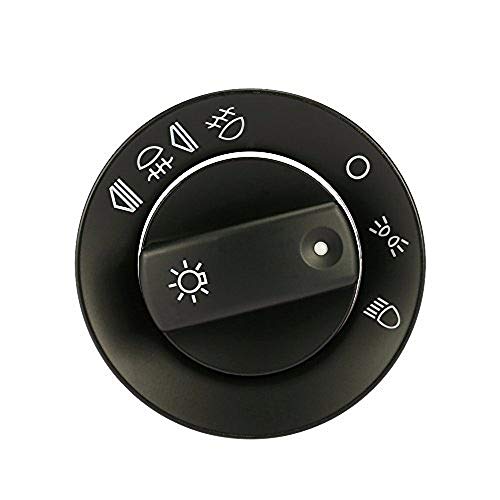 KKmoon Cubierta del Interruptor de Luz Antiniebla Faro Coche para A UDI A4 S4 8E B6 B7 2000-2007