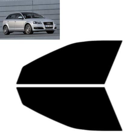 Láminas Solares para Tintar Las Lunas del Coche-Audi A3 5-Puertas Compacto 2008-2012 Ventanas Laterales Delanteras (20% Oscuro Ahumado)