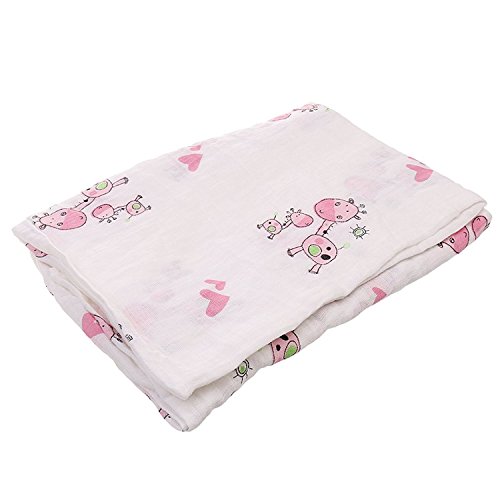 Little Sporter Baby mousseline Swaddle Couverture d'emmaillotage Couvertures nouveau-né couverture d'emmaillotage Poussette Serviette Couvertures bébé couverture en coton Couvertures de bain 1 pièce