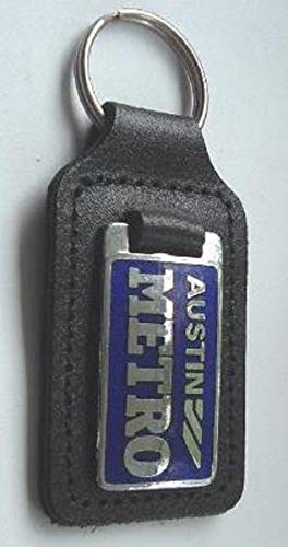 Llavero de cuero y esmalte de Austin Metro