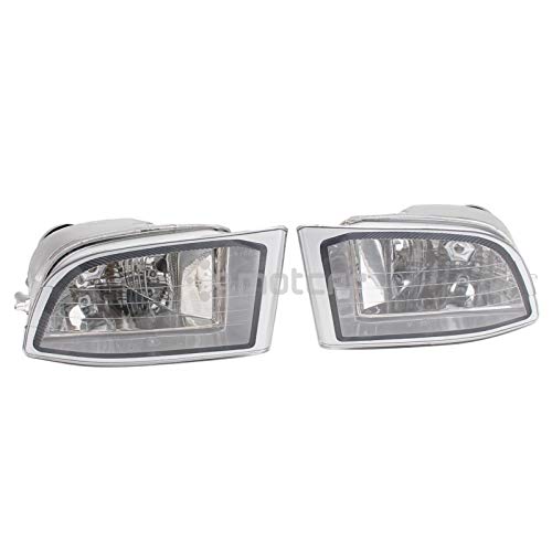 Luces antiniebla Compatible con Toyota Land Cruiser Prado 120 Series 2700 4000 LC120 2002 2003 2004 2005 2006 2007 2008 2009 Front Fog Light Fog Lamp El plastico (Color : 1pair Left and Right)