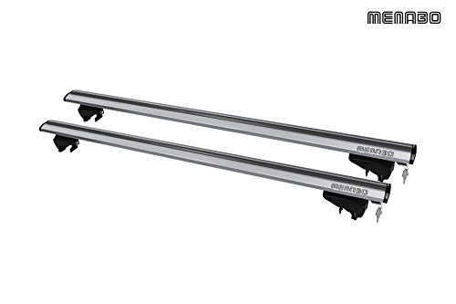 Menabo - Baca de aluminio para coche, para BMW X1 F48 (modelos desde 2015)