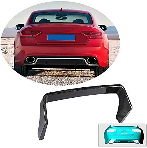 MFQO Difusor Trasero para Audi Rs5 Coupe Convertible 2012-2016 Fibra De Carbono CF Parachoques Guardabarros Pala Cubierta Spoiler Decoración