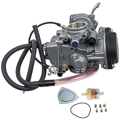 MGGRP Carburador Carburetor para Motocicleta, Sistemas de admisión y combustible, Mezclador de Aire y Combustible para Big Bear Bruin ATV Kodiak Wolvering Grizzly, 250, 400 YFM 400 2x4 & 4x4