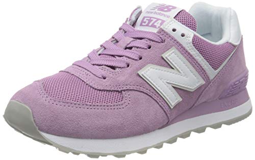 New Balance 574, Zapatillas Clásicas Mujer, Morado (Canyon Violet with White), 37 EU