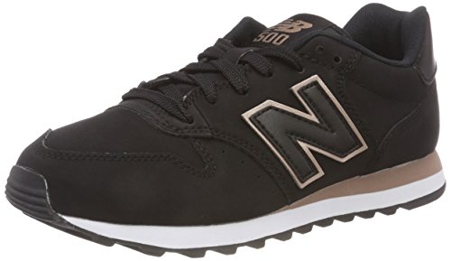 New Balance Gw500v1, Zapatillas de Deporte para Mujer, Negro (Black/Rose Gold Br Black), 38 EU