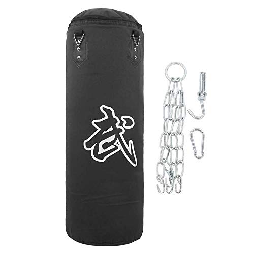 NGHSDO Saco De Boxeo Adulto Boxeo Profesional Sandbag Colgando espesante de Entrenamiento de Boxeo Bolsa de perforación Gimnasio Fitness Bolsa de perforación Vacío Boxeo Sandbag 1 (Color : 80cm)