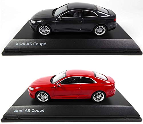 OPO 10 - Lote de 2 Coches 1/43 Spark Compatible con Audi A5 Coupé (5432 + 5433)