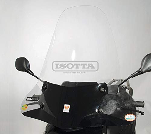 Parabrisas Isotta E108 + A144 Compatible con Aprilia Sportcity Cube 125 2008 2013