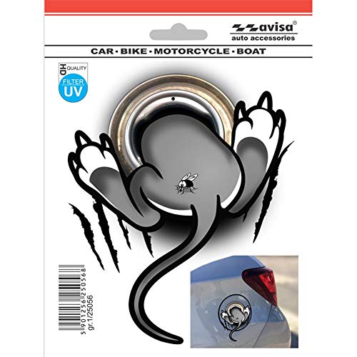 Pegatina/AutoTattoo 3D Mouse - 12x14,5cm