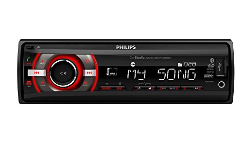 Philips PHICE235BT - Radio para Coche, Color Negro