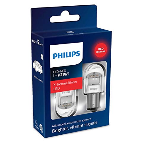 Philips X-tremeUltinon gen2 LED foco de señalización para automóvil (P21W red)