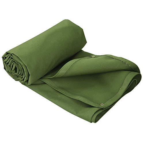 PIVFEDQX Lona para Cortinas de Tela, Lona Impermeable para sombrilla para Exteriores, fenping (Color: Green Army, tamaño: 3 m * 3 m)