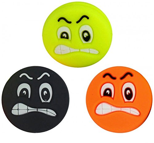 Pro 3 Smiley Tenis Emoji Antivibradores Colored Angry Face