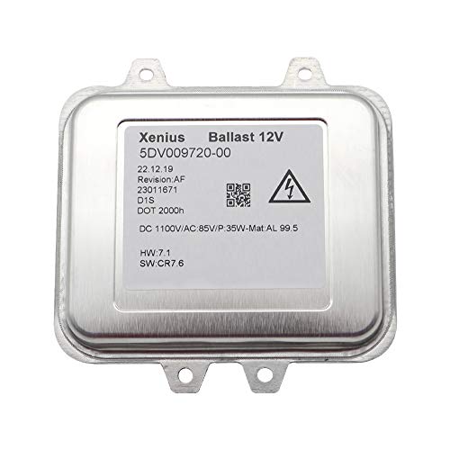 RANZIX Unidad de faros de xenón D1S, lámpara de descarga de gas para iluminación O pel 5DV 009720-001, 12 V