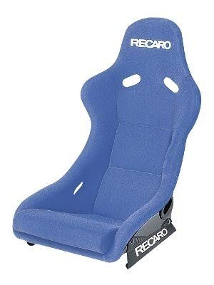 Recaro RC070980623 Pole Position Asiento de Velour para Piloto y Copiloto, Azul