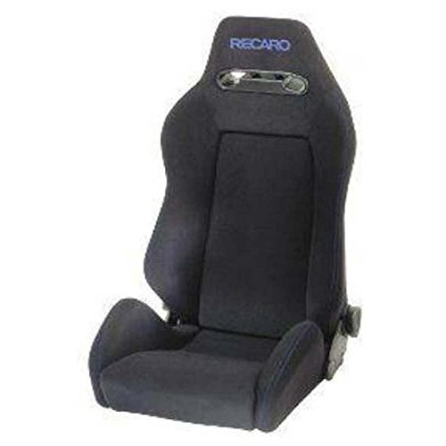 Recaro RC295070582A SR5-Speed Asiento de Conductor, Piloto, Velour, Negro/Costuras Azules