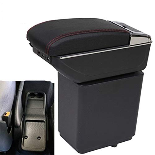 Reposabrazos de coche Caja De Almacenamiento Consola Central Organizador De Cuero Pu Para Citroen Berlingo Para Peugeot partner 2014 Accesorio Interior