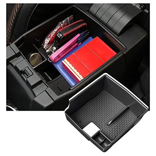 RUIYA para Corolla E210 2019+ caja de almacenamiento de consola central bandeja organizadora de reposabrazos de los accesorios de coche de reposabrazos central (Negro)