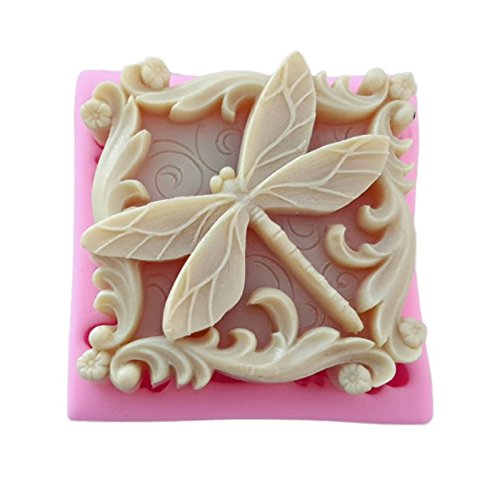 SEPTIEMBRE DIY libélula y mariposa insecto silicona molde jabón molde pastel caramelo chocolate fondant molde (921)