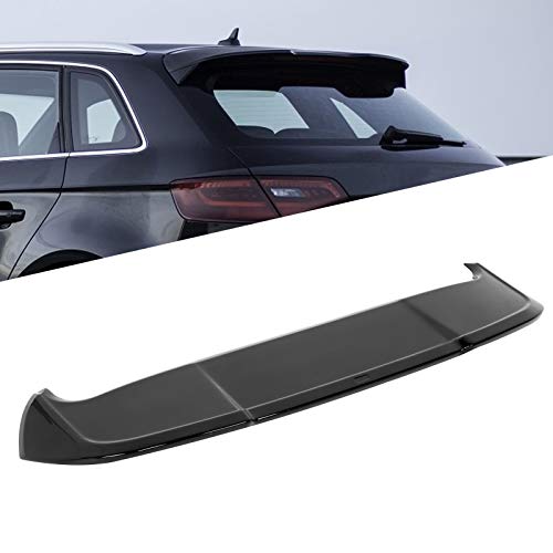 SHGE Spoiler De Techo, Negro Brillante para RS3 Estilo Coche Techo Trasero Techo Spoiler Extensión Ajuste para Audi A3 8V Sportback 5-Puerta 2013-2020 Coche Estilo