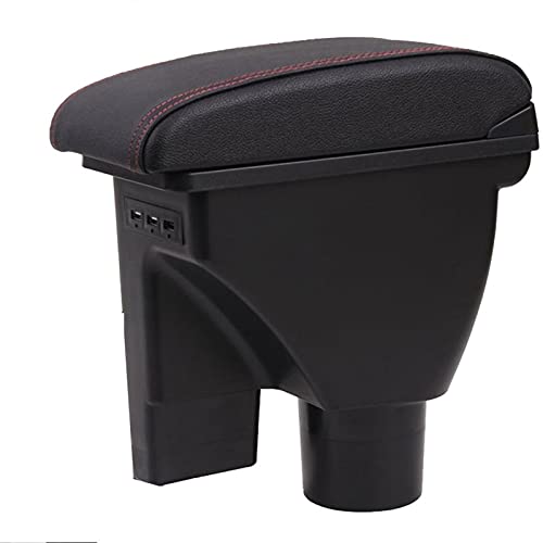 SJSM Apoyabrazos para Coche Caja de reposabrazos de Coche, Piezas de actualización, Caja de Almacenamiento Central dedicada, Accesorios de Coche, reposabrazos para h-yundai para g-etz