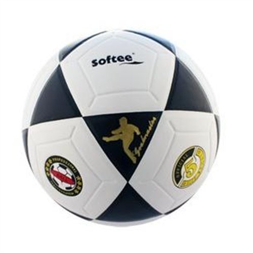 Softee Competition Balónes de fútbol 7, Unisex Adulto, Blanco, 4