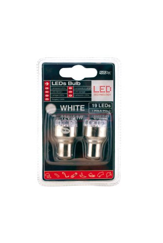 SUMEX Led1221 - Lámpara Leds 112V, 21W, Ba15S 1 Polo Blanca, Par