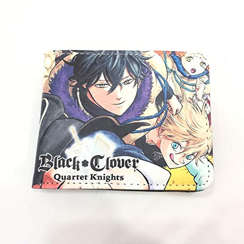 SXSLINDMA Hombres Mujeres Unisex PatróN Anime Wallets Carteras Plegable Cuero PU, Ventana IdentificacióN Titular De La Tarjeta De CréDito Monedas Bolsillo Clip De Dinero Cartoons